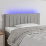 Cabecero con LED de tela gris claro 100x5x78/88 cm de vidaXL, Cabeceros y pies de cama - Ref: Foro24-3121840, Precio: 43,40 €...