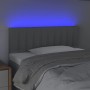 Cabecero con LED de tela gris claro 100x5x78/88 cm de vidaXL, Cabeceros y pies de cama - Ref: Foro24-3121840, Precio: 43,40 €...