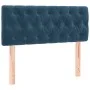 Cabecero con LED de terciopelo azul oscuro 90x7x78/88 cm de vidaXL, Cabeceros y pies de cama - Ref: Foro24-3121988, Precio: 5...