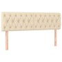 Cabecero con LED de tela color crema 160x7x78/88 cm de vidaXL, Cabeceros y pies de cama - Ref: Foro24-3121959, Precio: 86,90 ...