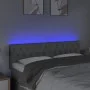 Light gray fabric headboard with LED 160x7x78/88 cm by vidaXL, Headboards and footboards - Ref: Foro24-3121954, Price: 75,26 ...