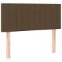 Cabecero con LED de tela marrón oscuro 90x5x78/88 cm de vidaXL, Cabeceros y pies de cama - Ref: Foro24-3121835, Precio: 43,90...