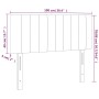 Cabecero con LED de terciopelo negro 100x5x78/88 cm de vidaXL, Cabeceros y pies de cama - Ref: Foro24-3121894, Precio: 42,96 ...
