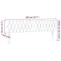 Taupe gray fabric headboard with LED 200x7x78/88 cm by vidaXL, Headboards and footboards - Ref: Foro24-3121974, Price: 93,86 ...