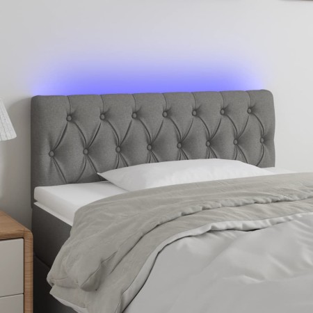 Cabecero con LED de tela gris oscuro 100x7x78/88 cm de vidaXL, Cabeceros y pies de cama - Ref: Foro24-3121939, Precio: 44,39 ...