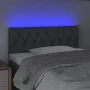 Dunkelgraues Stoffkopfteil mit LED 100x7x78/88 cm von vidaXL, Kopf- und Fußteile - Ref: Foro24-3121939, Preis: 45,67 €, Rabat...