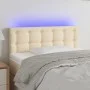 Kopfteil aus cremefarbenem Stoff mit LED 90x5x78/88 cm von vidaXL, Kopf- und Fußteile - Ref: Foro24-3122033, Preis: 47,89 €, ...