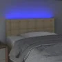 Kopfteil aus cremefarbenem Stoff mit LED 90x5x78/88 cm von vidaXL, Kopf- und Fußteile - Ref: Foro24-3122033, Preis: 47,89 €, ...