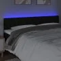 Kopfteil aus schwarzem Stoff mit LED 180x7x78/88 cm von vidaXL, Kopf- und Fußteile - Ref: Foro24-3121964, Preis: 71,47 €, Rab...