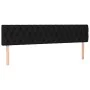 Kopfteil aus schwarzem Stoff mit LED 180x7x78/88 cm von vidaXL, Kopf- und Fußteile - Ref: Foro24-3121964, Preis: 71,47 €, Rab...