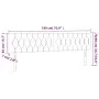 Kopfteil aus schwarzem Stoff mit LED 180x7x78/88 cm von vidaXL, Kopf- und Fußteile - Ref: Foro24-3121964, Preis: 71,47 €, Rab...