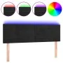Kopfteil aus schwarzem Samt mit LED 144x5x78/88 cm von vidaXL, Kopf- und Fußteile - Ref: Foro24-3121802, Preis: 46,21 €, Raba...