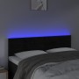 Cabecero con LED de terciopelo negro 144x5x78/88 cm de vidaXL, Cabeceros y pies de cama - Ref: Foro24-3121802, Precio: 48,13 ...