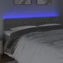 Hellgraues Samtkopfteil mit LED 180x7x78/88 cm von vidaXL, Kopf- und Fußteile - Ref: Foro24-3122008, Preis: 78,60 €, Rabatt: %