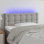 Cabecero con LED de tela gris claro 90x5x78/88 cm de vidaXL, Cabeceros y pies de cama - Ref: Foro24-3122028, Precio: 45,71 €,...