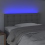 Cabecero con LED de tela gris claro 90x5x78/88 cm de vidaXL, Cabeceros y pies de cama - Ref: Foro24-3122028, Precio: 45,71 €,...