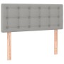 Cabecero con LED de tela gris claro 90x5x78/88 cm de vidaXL, Cabeceros y pies de cama - Ref: Foro24-3122028, Precio: 45,71 €,...