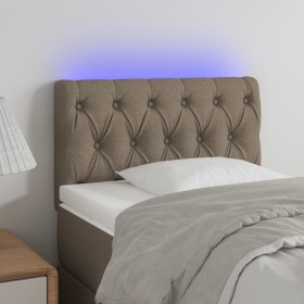 Cabecero con LED de tela gris taupe 80x7x78/88 cm de vidaXL, Cabeceros y pies de cama - Ref: Foro24-3121926, Precio: 48,94 €,...