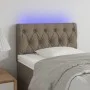 Cabecero con LED de tela gris taupe 80x7x78/88 cm de vidaXL, Cabeceros y pies de cama - Ref: Foro24-3121926, Precio: 51,64 €,...