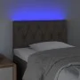 Cabecero con LED de tela gris taupe 80x7x78/88 cm de vidaXL, Cabeceros y pies de cama - Ref: Foro24-3121926, Precio: 51,64 €,...