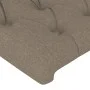 Cabecero con LED de tela gris taupe 180x7x78/88 cm de vidaXL, Cabeceros y pies de cama - Ref: Foro24-3121966, Precio: 91,38 €...