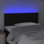 Cabecero con LED de tela negro 100x5x78/88 cm de vidaXL, Cabeceros y pies de cama - Ref: Foro24-3121842, Precio: 37,09 €, Des...