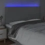 Cabecero con luces LED tela gris claro 200x5x118/128 cm de vidaXL, Cabeceros y pies de cama - Ref: Foro24-3122166, Precio: 11...