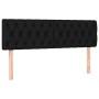 Cabecero con LED de tela negro 160x7x78/88 cm de vidaXL, Cabeceros y pies de cama - Ref: Foro24-3121956, Precio: 75,82 €, Des...