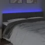 Dark gray velvet headboard with LED 200x7x78/88 cm by vidaXL, Headboards and footboards - Ref: Foro24-3122015, Price: 78,71 €...