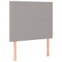 Cabecero con luces LED tela gris claro 80x5x118/128 cm de vidaXL, Cabeceros y pies de cama - Ref: Foro24-3122118, Precio: 57,...