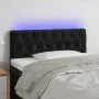 Black velvet headboard with LED 90x7x78/88 cm by vidaXL, Headboards and footboards - Ref: Foro24-3121986, Price: 63,25 €, Dis...