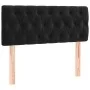 Black velvet headboard with LED 90x7x78/88 cm by vidaXL, Headboards and footboards - Ref: Foro24-3121986, Price: 63,25 €, Dis...