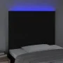Kopfteil mit LED-Beleuchtung, schwarzer Stoff, 90 x 5 x 118/128 cm von vidaXL, Kopf- und Fußteile - Ref: Foro24-3122128, Prei...