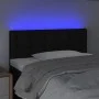 Black fabric headboard with LED 90x5x78/88 cm by vidaXL, Headboards and footboards - Ref: Foro24-3122030, Price: 42,31 €, Dis...