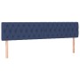 Cabecero con LED de tela azul 200x7x78/88 cm de vidaXL, Cabeceros y pies de cama - Ref: Foro24-3121976, Precio: 82,91 €, Desc...