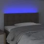 Headboard with LED in taupe gray fabric 100x5x78/88 cm by vidaXL, Headboards and footboards - Ref: Foro24-3122040, Price: 49,...