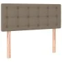 Headboard with LED in taupe gray fabric 100x5x78/88 cm by vidaXL, Headboards and footboards - Ref: Foro24-3122040, Price: 49,...