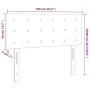 Headboard with LED in taupe gray fabric 100x5x78/88 cm by vidaXL, Headboards and footboards - Ref: Foro24-3122040, Price: 49,...