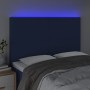 Cabecero con luces LED tela azul 144x5x118/128 cm de vidaXL, Cabeceros y pies de cama - Ref: Foro24-3122148, Precio: 113,03 €...