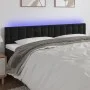 Black velvet headboard with LED 180x5x78/88 cm by vidaXL, Headboards and footboards - Ref: Foro24-3122108, Price: 78,35 €, Di...