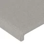 Kopfteil mit LED-Leuchten aus hellgrauem Stoff 100x5x118/128 cm von vidaXL, Kopf- und Fußteile - Ref: Foro24-3122134, Preis: ...