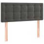 Cabecero con LED de terciopelo gris oscuro 100x5x78/88 cm de vidaXL, Cabeceros y pies de cama - Ref: Foro24-3122089, Precio: ...