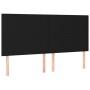 Cabecero con luces LED tela negro 200x5x118/128 cm de vidaXL, Cabeceros y pies de cama - Ref: Foro24-3122168, Precio: 109,03 ...