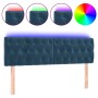 Cabecero con LED de terciopelo marrón oscuro 160x7x78/88 cm de vidaXL, Cabeceros y pies de cama - Ref: Foro24-3122006, Precio...