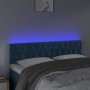 Cabecero con LED de terciopelo marrón oscuro 160x7x78/88 cm de vidaXL, Cabeceros y pies de cama - Ref: Foro24-3122006, Precio...