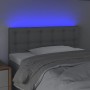 Cabecero con LED de tela gris claro 100x5x78/88 cm de vidaXL, Cabeceros y pies de cama - Ref: Foro24-3122036, Precio: 41,25 €...