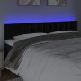 Cabecero con LED de terciopelo negro 200x5x78/88 cm de vidaXL, Cabeceros y pies de cama - Ref: Foro24-3122114, Precio: 66,22 ...