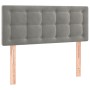 Cabecero con LED de terciopelo gris claro 90x5x78/88 cm de vidaXL, Cabeceros y pies de cama - Ref: Foro24-3122082, Precio: 49...