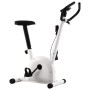 Bicicleta estática con resistencia de cinta blanco de vidaXL, Bicicletas estáticas - Ref: Foro24-92137, Precio: 122,43 €, Des...