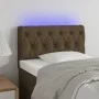 Cabecero con LED de tela marrón oscuro 80x7x78/88 cm de vidaXL, Cabeceros y pies de cama - Ref: Foro24-3121925, Precio: 47,57...